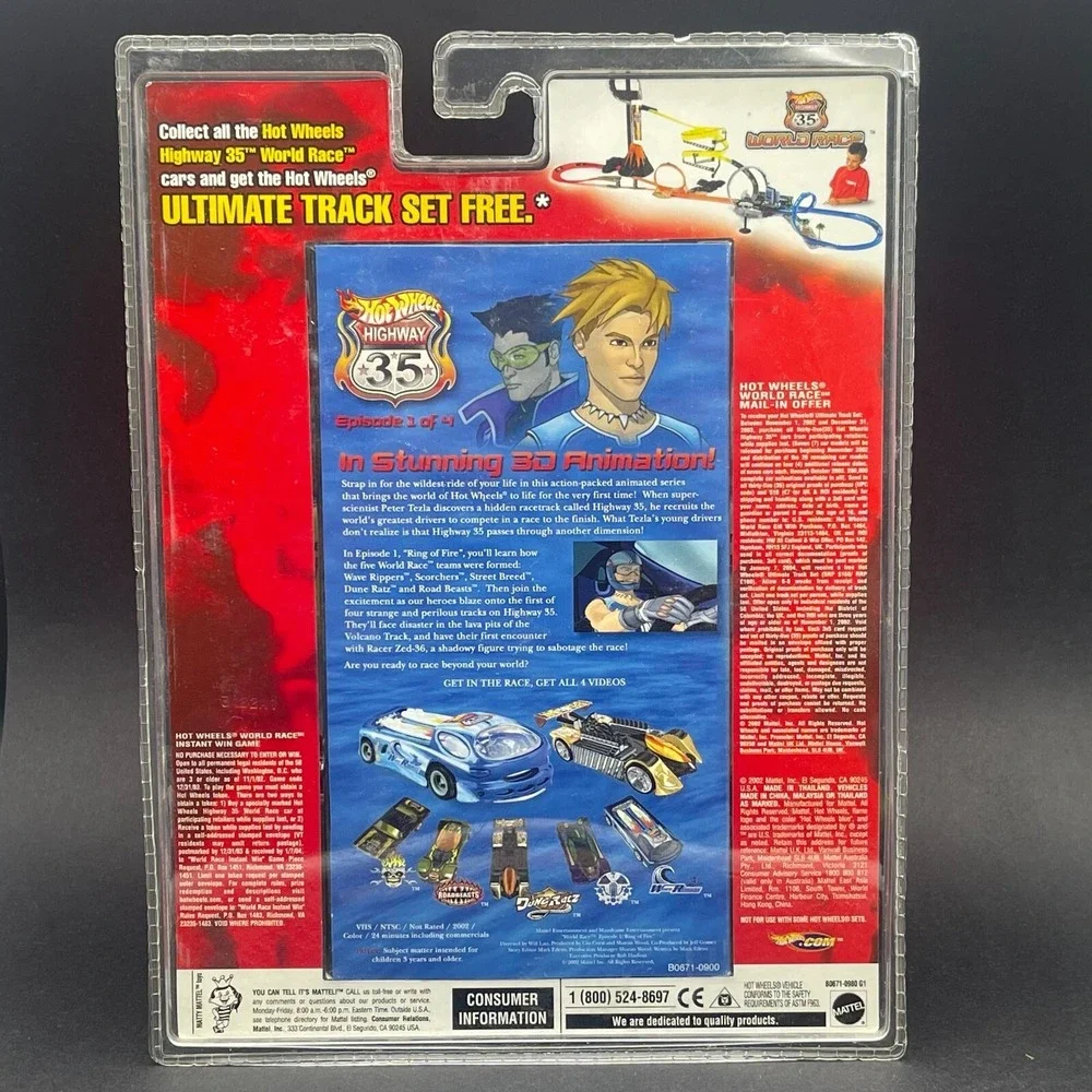 Hot Wheels Ring Of Fire Roadbeast Ballistik Scorchers 1/4 Mile Coupe VHS 1/64‎